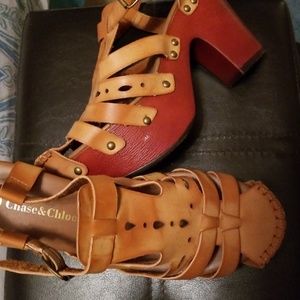 Platform sandal shoe